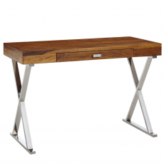 Pracovný stôl Gentles, 120 cm, sheesham - 1