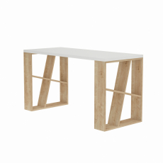 Pracovný stôl Honey, 140 cm, biela - 1