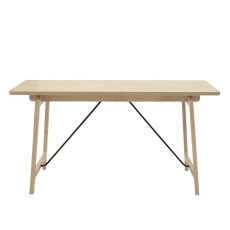 Pracovný stôl Kerstin, 140 cm, dub - 1