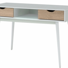 Pracovný stôl Lenie, 120 cm, biela - 2