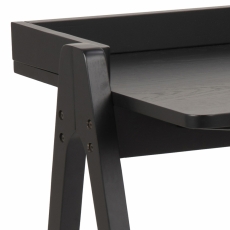 Pracovný stôl Miso, 105 cm, MDF, čierna - 4
