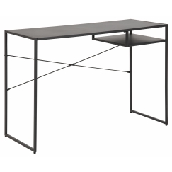 Pracovný stôl Newcastle, 110 cm, kov, čierna