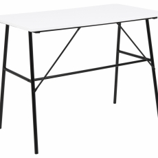 Pracovný stôl Pascal, 100 cm, MDF, biela - 3