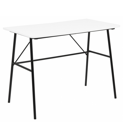 Pracovný stôl Pascal, 100 cm, MDF, biela