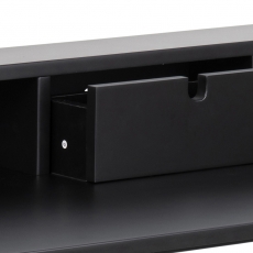 Pracovný stôl Pascal, 100 cm, MDF, čierna - 6