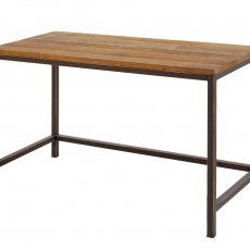 Pracovný stôl s drevenou doskou Harvest, 120 cm - 1