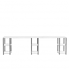 Pracovný stôl Sade, 270 cm, dub - 7