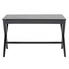 Pracovný stôl so zásuvkou Trixy, 120 cm, čierna