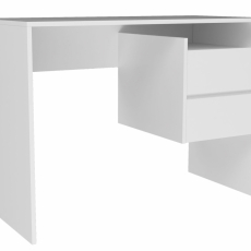 Pracovný stôl Taco 3, 125 cm, biela - 1