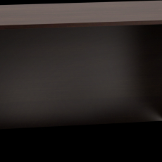 Pracovný stôl Wenge, 120 cm, tmavo hnedá - 2