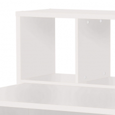 Pracovný stôl Xaver, 107 cm, biela - 6