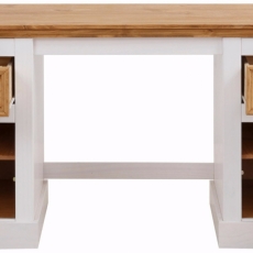Pracovný stôl Yvet, 150 cm, biela - 3