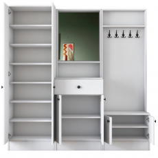 Předsíňová stěna Boat, 183 cm, bílá - 3