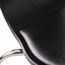 Preglejková jedálenská stolička Dingo, čierna/čierna - 7