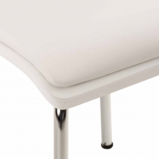Preglejková jedálenská stolička Pepino, biela/biela - 6