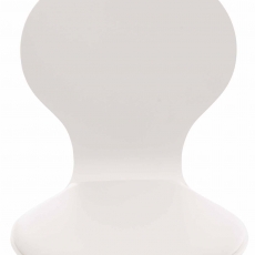 Překližková jídelní židle Dingo, bílá/bílá - 5