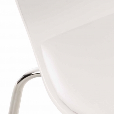 Překližková jídelní židle Jacob, bílá/bílá - 5