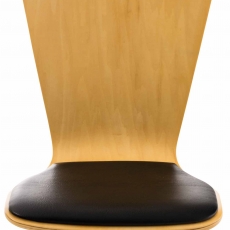 Překližková jídelní židle Jacob, buk/černá - 4