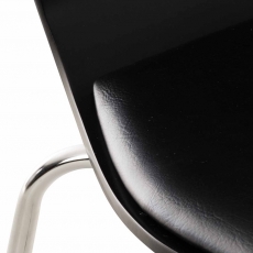 Překližková jídelní židle Jacob, černá/černá - 6