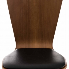Překližková jídelní židle Jacob, ořech/černá - 4