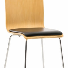 Překližková jídelní židle Pepino, buk/černá - 1