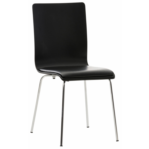 Překližková jídelní židle Pepino, černá/černá - 1