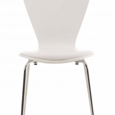 Překližková jídelní židle Story, bílá/bílá - 2