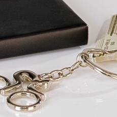 Přívěšek na klíče Bike, 9 cm, stříbrná - 1