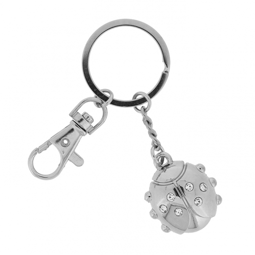 Přívěšek na klíče Bug, 9 cm, stříbrná - 1