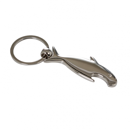 Prívesok na kľúče s otváračom Shark, 9,5 cm - 1