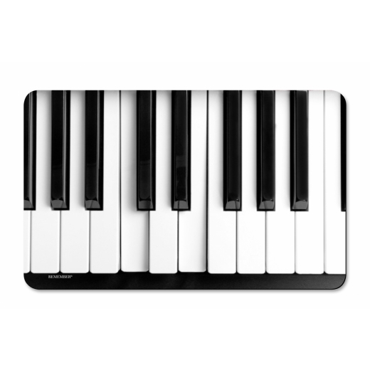 Prkénko umakartové Music, 24x14 cm, černá / bílá - 1