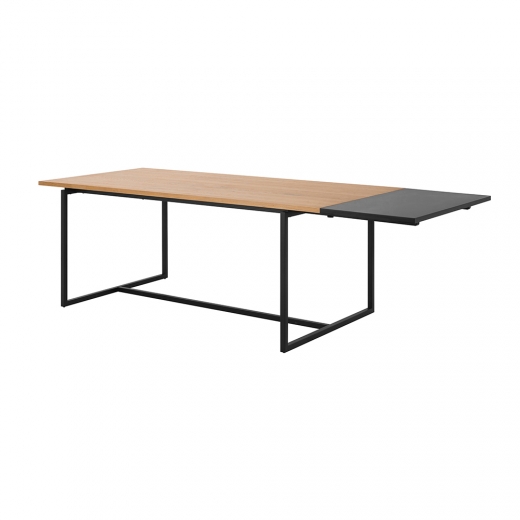 Prodlužovací deska k jídelnímu stolu Falun, 50 cm, černá - 1