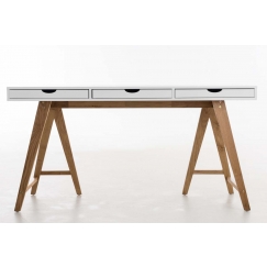 Psací stůl Belize, 150 cm, bílá