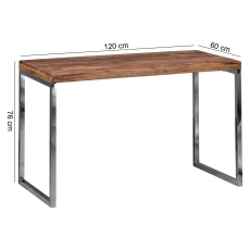 Psací stůl Guna, 120 cm, masiv Sheesham - 3