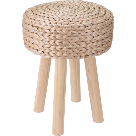 Rákosová stolička s teakovými nohami Liden, 30 cm - 1