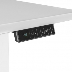 Rám stola Telík, 105 cm, biela - 7