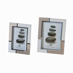 Rámeček na fotky kovový Bricks, 22x16 cm