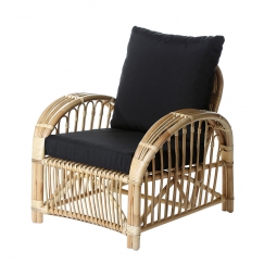 Ratanové křeslo s 2 polštáři Laos