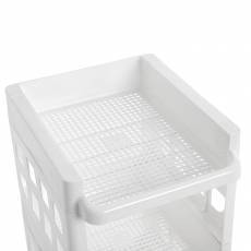 Regál Ariel, 74,5 cm, bílá - 4