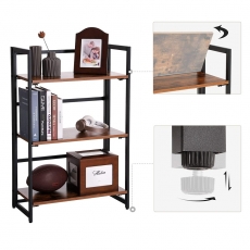 Regál Artur, 93 cm, hnedá - 5