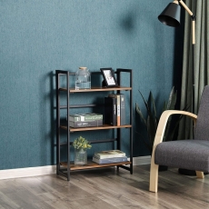 Regál Artur, 93 cm, hnedá - 6