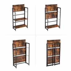 Regál Artur, 93 cm, hnedá - 9