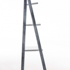 Regál Fredrik, 113 cm, antik šedá - 2