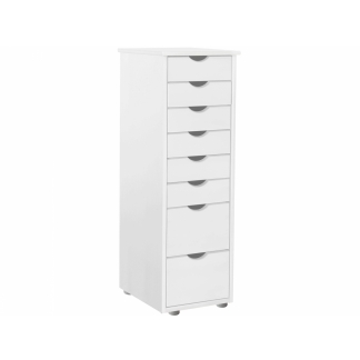 Regál Galte, 102 cm, biela