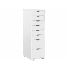 Regál Galte, 102 cm, biela