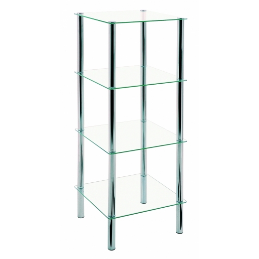 Regál Jade, 107 cm, chróm - 1