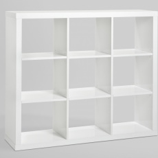 Regál / knihovna Glen 3x3 police - 1