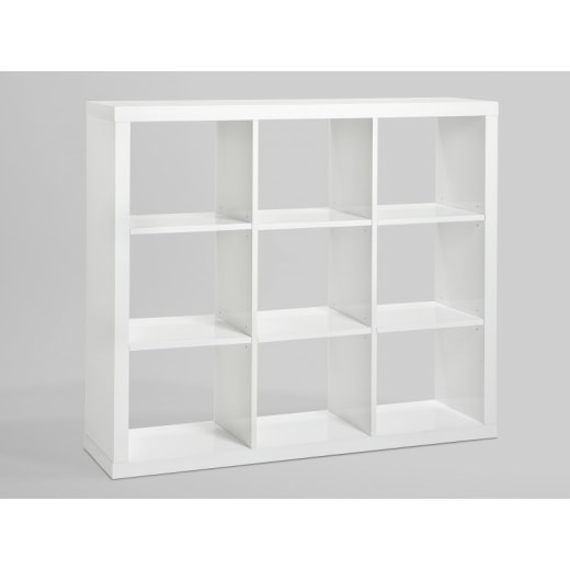 Regál / knižnica Glen 3x3 police - 1