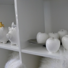 Regál / knižnica Glen 3x3 police - 2