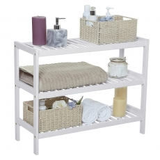 Regál Leila, 70 cm, biela - 1